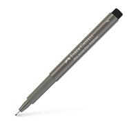 FABER-CASTELL 167273 - Penna a inchiostro Pitt Artist Pen, linea fine, larghezza F, 0,5 mm, colore 273, grigio caldo IV