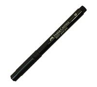 Faber-Castell 167499 - Penna a inchiostro Pitt artist pen pennello, larghezza linea B, colore 199, nero, 1 pz.