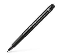 Faber-Castell 167894 Pitt Artist Pen, fude Medium FM, tratto: 1,5 mm, colore 199, nero, 1 pezzo