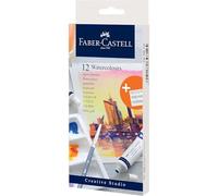 Faber-Castell Creative Studio 169612 Watercolour Paints 12 Tubes 9 ml Each Inclu
