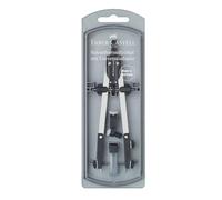 FABER-CASTELL 174035 - Bussola a regolazione rapida con snodi, argento - nero