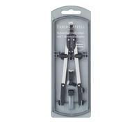 Faber-Castell 174035 Quick Set Compass with Hinges Silver/Black