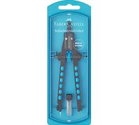 Faber-Castell 174340 - Compasso a regolazione rapida, colore: Blu