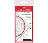 Faber-Castell 177199 - Squadra geometrica con manico, 14 cm