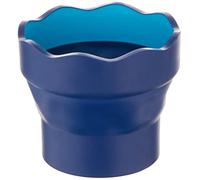 Faber-Castell 181510 - Tazza d'acqua CLIC & GO, pieghevole, blu, 1 pezzo.