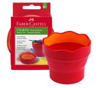 FABER-CASTELL - 181517 - Vaschetta Click & Go - multiuso - rossa - Faber-Castell - 82711 - Conf. da 1 Pz.