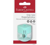 Faber-Castell 183187 - Blister Temperamatite Doppia Grip - Verde Pastello