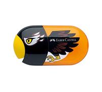 Faber-Castell 183526 - Doppio temperamatite con inclusa gomma per cancellare (motivo aquila)