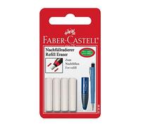 FABER-CASTELL 183996 - Gomma di ricambio Eraser Pen, 4 pezzi in blister