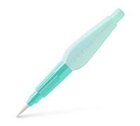 FABER-CASTELL 185107 - Pennello con serbatoio d'acqua medio turchese, pennello per acquerello con serbatoio d'acqua integrato da 6 ml