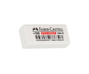FABER-CASTELL - 188730 - Gomma mini in vinile - bianca - per matita - Faber-Castell - 77086 - Conf. da 30 Pz. - 188730