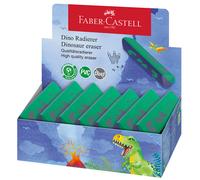FABER-CASTELL - 188750 - Gomma triangolare dinosauro - colori assortiti - Faber Castell - expo 15 pezzi - 103392 - Conf. da 1 Pz. - 188750