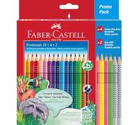 Faber-Castell Astuccio con 24 matitecolorate acquerellabili Grip