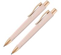 Faber-Castell 205092 - Penna a sfera Poly Ball rosa pallido, 2 pezzi, con refill XB intercambiabile, impermeabile