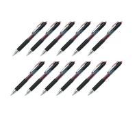 FABER-CASTELL 205219 - Penna gel uni-ball Signo, 12 penne roller, colore di scrittura rosso, larghezza linea 0,4 mm