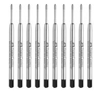 FABER-CASTELL 205270 - Penna a sfera XB, 10 ricariche di grande capacità a prova di documento, colore di scrittura nero