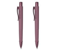 Faber-Castell 205281 - Penna a sfera Poly Ball Urban Bordeaux, 2 pezzi, con refill XB sostituibile, indelebile
