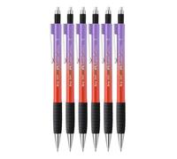 Faber-Castell 205299 - Portamine Grip 1347, 6 mine da 0,7 mm, durezza B, Punchy Melon, con gomma