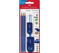 Faber-Castell 217067 - Set di 6 matite, colore: Blu