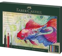 Faber-Castell 217552 - Set regalo Albrecht Dürer & Pitt Artist Pen, 21 pezzi, materiale artistico per principianti e professionisti