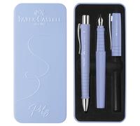 FABER-CASTELL - 241051 - Set stilo B Poly Pen + sfera Poly Ball - punta 0,7 mm - fusto pale iris - Faber-Castell - 103384 - Conf. da 1 Pz. - 241051