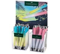 FABER-CASTELL - 241107 - Penna a sfera Poly Ball Urban Summer - punta 0.7mm - fusto colori assortiti - Faber Castell - expo 24 pezzi - 103398 - Conf. da 1 Pz. - 241107
