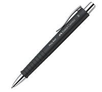 FABER-CASTELL - 241153 - Penna a sfera a scatto Poly Ball - Punta 0,7 mm - fusto nero - Faber-Castell - 89165 - Conf. da 1 Pz. - 241153