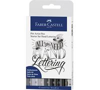 Faber-Castell Pitt Artista Penne Mano Lettering Starter Set 8pc