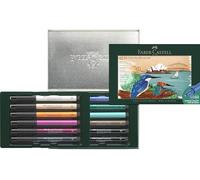 Faber-Castell 267138 - Set regalo Sydney, 12 penne a inchiostro Pitt Artist Pen, spessori FM, S, B