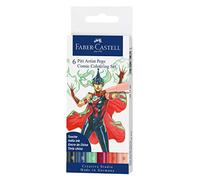 Faber-Castell 267196 penna calligrafica Beige, Blu, Verde, Indaco, Rosa, Rosso 6