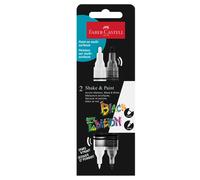 FABER-CASTELL - 285503 - Marcatori Shake&Paint - colori assoriti - Faber-Castell - conf. 2 pz - 103394 - Conf. da 1 Pz. - 285503