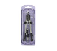 Faber-Castell 32722-8-L-P - Bussola di regolazione rapida con vite centrale - Giunti su entrambe le braccia e accessori di ricambio - Colore lavanda pastello