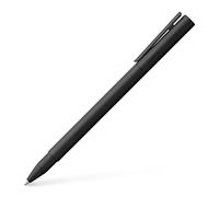 Faber-Castell 342304 - Penna roller Neo Slim in metallo, nero