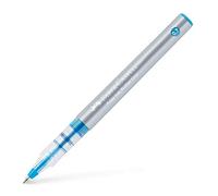 Faber-Castell 348147 - Free Ink Roller 0,7 Azzurro cielo Confezione da 12.