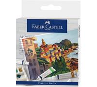 Faber-Castell Creative Studio - Colori a olio, 24 tubetti da 20 ml, multicolore, per arte, artigianato, disegno, schizzi, casa, scuola, università, colorazione