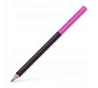 FABER-CASTELL 511911 - Matita Jumbo Grip Two Tone, durezza HB, colore: Nero/Rosa