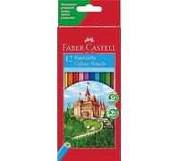 FABER-CASTELL 537660 - Set di 12 matite esagonali, multicolore