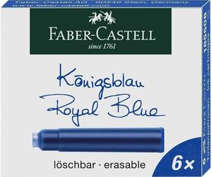 Faber Castell 82.4276 Ricariche di inchiostro Blue 6 pezzi