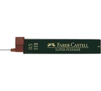 Mine per portamine Faber Castell Superpolymer - 602910 Mine HB per matite con punta 0,5 mm in confezione da 12 Pz.