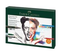 FABER-CASTELL 117520 - Set da disegno Discovery 12 pezzi, incl. matite acquerellabili Albrecht Dürer e pennello con serbatoio d'acqua, materiale artistico per principianti