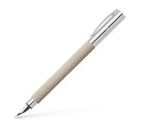 Faber-Castell 149620 Penna stilografica Ambition OpArt color Sabbia, M