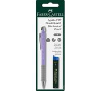 Faber-Castell Apollo - Portamine con mine B, 0,7 mm, colori assortiti
