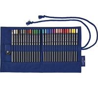 FABER-CASTELL - Astuccio Goldfaber con 29 pezzi | Con 27 matite da disegno, matita e temperino in un pratico astuccio