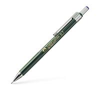 Faber Castell B-136700 - Portamine TK-Fine con gomma e 3 mine sottili graduate HB, tratto 0,7 mm, colore: Nero