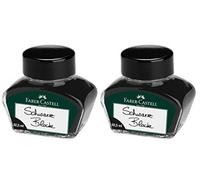 Faber-Castell - Bicchiere per penna con convertitore (2 x nero, fusto 62,5 ml)
