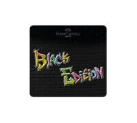 FABER-CASTELL Black Edition Pastelli Colorati 24 Pezzi Astuccio in Metallo nessun colore