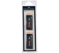 Faber-Castell - Blister 2 gomme da cancellare goldfaber Bianco