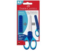 Faber Castell BLISTER CON FORBICE SCUOLA BLU