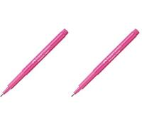 Faber-Castell Boadpen - Penna a punta fine, 0,8 mm, colore: viola e rosa (Confezione da 2)