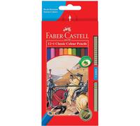 Faber Castell Classic, matite colorate intense resistenti alla rottura, confezio